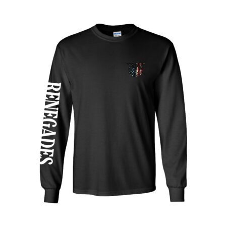 Black Long Sleeved with US Flag