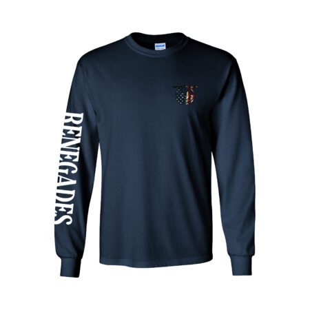 Navy Long Sleeved with US Flag